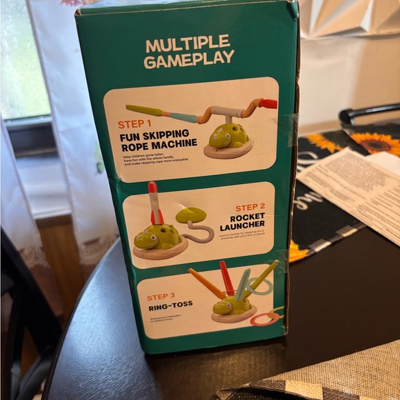 Dinosaur Sports Machine Ride-On Toy - Green - Picture 4 of 4